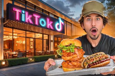 Eating The Most VIRAL Restaurants For 24 Hours...