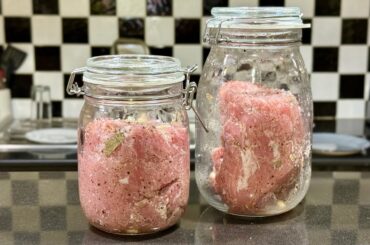 Homemade HAM in jars! Much better than from the store
