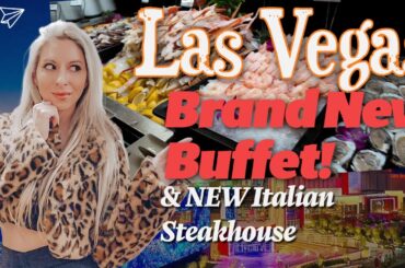 NEWEST Las Vegas Buffet! Genting Palace All You Can Eat & New TOP Italian Steakhouse Zio Restaurant