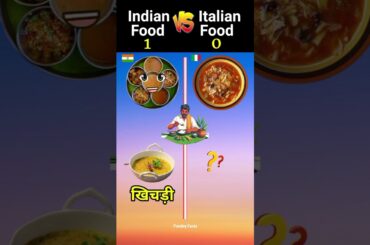 Indian Food vs Italian Food #shorts
