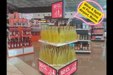 Wine and Spirits at #fiumicinoairport  #rome #italy