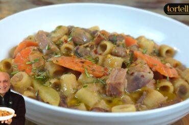 Sicilian Bean & Ham Pasta | Authentic Italian Comfort Food