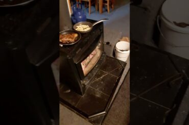 Cooking on my Metro Fire while watching World cup with Italy v Argentina the teams at it tonight.