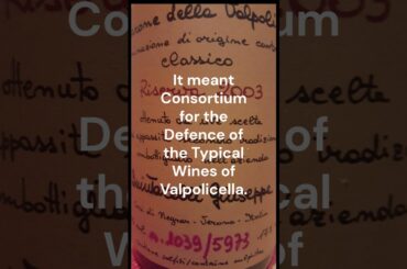 Valpolicella's wine consortium 100 years #wine #italianwine