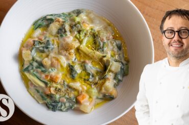 Il minestrone leggendario del ristorante Michelin Il Luogo di Aimo e Nadia con Alessandro Negrini