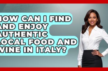 How Can I Find and Enjoy Authentic Local Food and Wine in Italy? - Story Of Italy