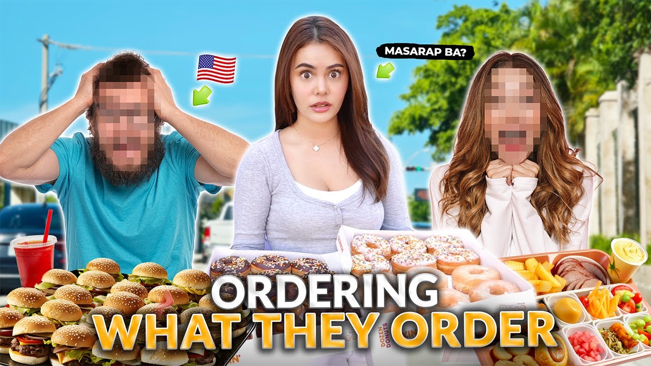 LETTING THE PERSON IN FRONT DECIDE WHAT WE EAT IN USA! | IVANA ALAWI LETTING THE PERSON IN FRONT DECIDE WHAT WE EAT IN USA! | IVANA ALAWI
