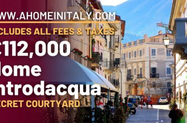 ITALIAN TOWNHOUSE in a STUNNING town close to SULMONA in the heart of incredible ABRUZZO