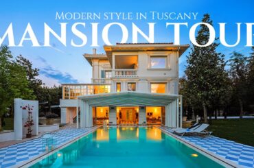 Inside a Dream Modern Mansion with Pool in Tuscany | Lionard