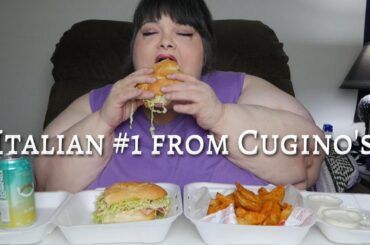 Italian #1 with Wedge Fries and Ranch from Cugino's Italian Pizzeria and Deli Eating Show