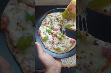 No Maida No Oven Healthy Pizza | Dosa Pizza| without yeast | #ytshorts #pizza #trending  #food