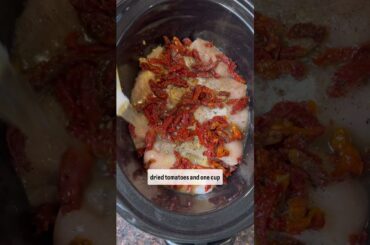 Simple Creamy Crockpot Tuscan Chicken