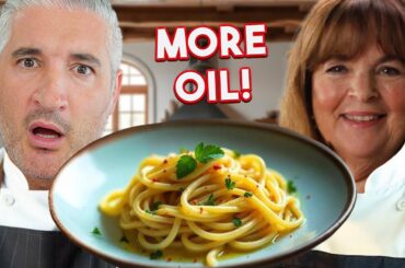Ina Garten's Spaghetti Aglio e Olio Leaves Italian Chef Speechless!