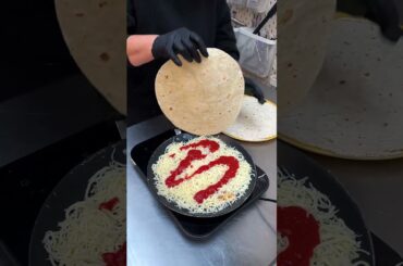 Valentine's Day Quesadilla Pizza #Shorts