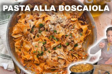 Pasta alla Boscaiola - A Dish You Don't Want To Miss!