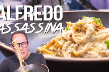 MAX FORCED ME TO MAKE THIS EXPERIMENTAL ALFREDO PASTA AND THE RESULTS... | SAM THE COOKING GUY