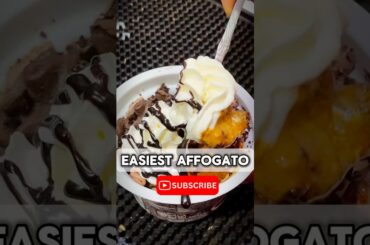 Easiest Affogato Recipe | Quick & Delicious Coffee Dessert at Home #shorts