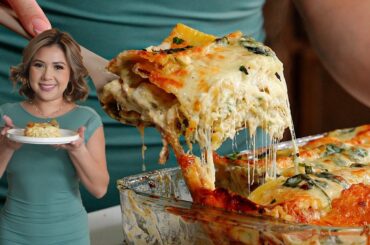 The CREAMIEST White Chicken Lasagna You Will Ever Make!