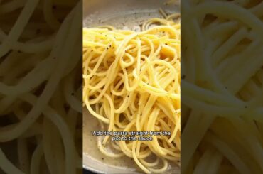Authentic Cacio e Pepe Recipe
