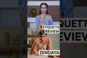 Zendaya vs. Italian Cuisine Etiquette Review by Jamila Musayeva