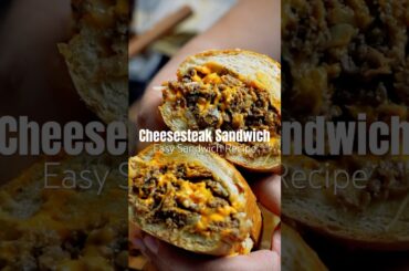 How to make a CHEESESTEAK SANDWICH | EASY CHEESESTEAK RECIPE