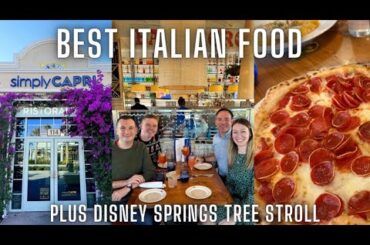 BEST Italian Restaurant Near Walt Disney World - Simply Capri, Orlando l Disney Springs Tree Stroll