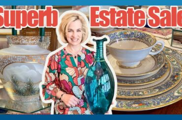 FABULOUS ESTATE SALE! Waterford, Steuben, Royal Doulton, Lenox, Mid-Century furniture + Corningware.