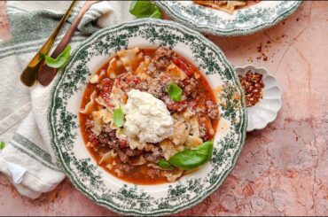 Lasagna Soup Recipe