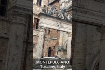 Montepulciano - Most Beautiful Towns of Tuscany, Italy