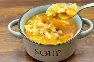 Italian MINESTRONE Soup Recipe| Healthy Delicious