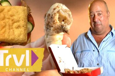 The WILDEST Foods Andrew Couldn’t Finish Eating | Bizarre Foods | Travel Channel