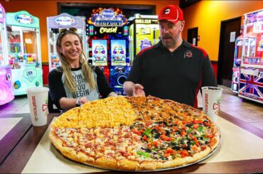 Cicis "Piezilla" Pizza Challenge Had Only Been Beaten Once.. so we added extra toppings!