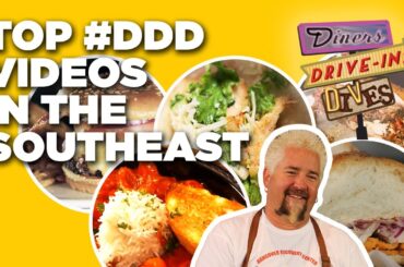 Top #DDD Videos in the Southeast with Guy Fieri | Diners, Drive-Ins, and Dives | Food Network