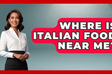 Where Is Italian Food Near Me? - United States Revealed