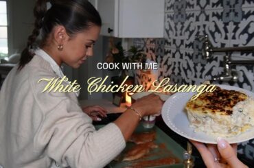 Let’s Cook: Creamy White Chicken Lasagna!