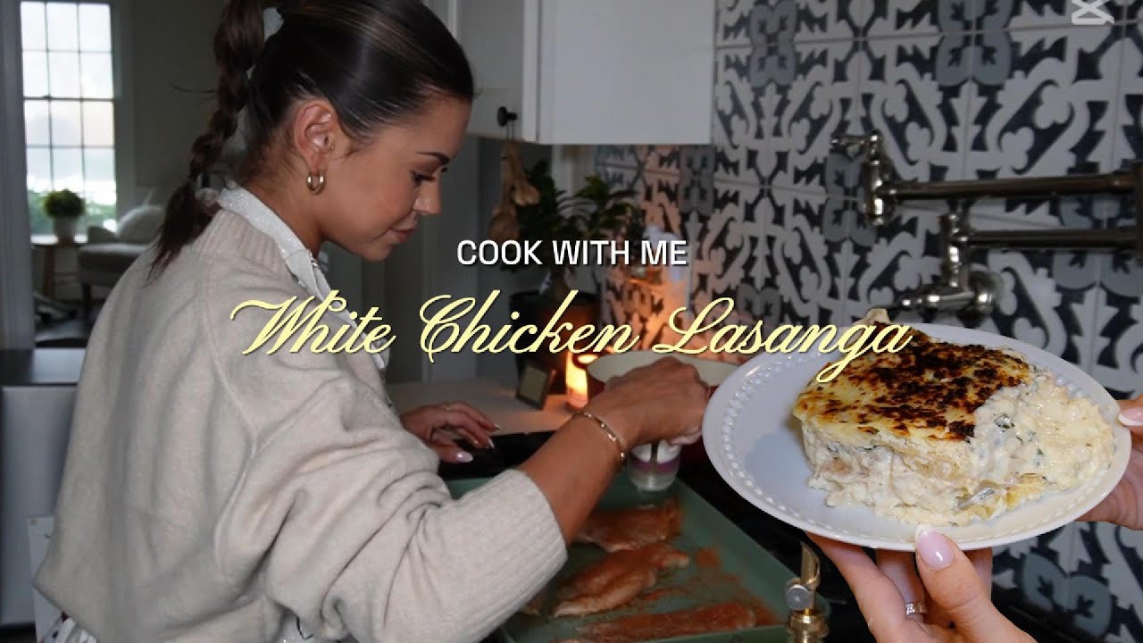 Let’s Cook: Creamy White Chicken Lasagna! Let’s Cook: Creamy White Chicken Lasagna!