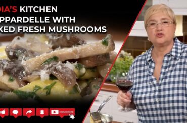 Pappardelle with Mixed Fresh Mushrooms