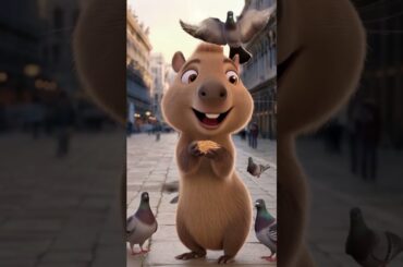 Capybara’s Gondola Ride in Venice! Wholesome & Relaxing Italian Adventure #capybara #venice #italy