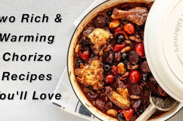 Hearty Red Wine Chicken & Chorizo Stew