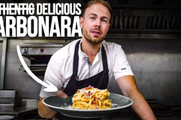 POV: Cooking a (Not-So-Authentic) Spaghetti Carbonara