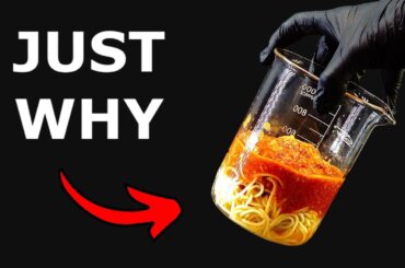 Cooking Spaghetti Bolognese the Chemical Way