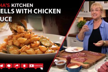 Shells with Chicken Sauce