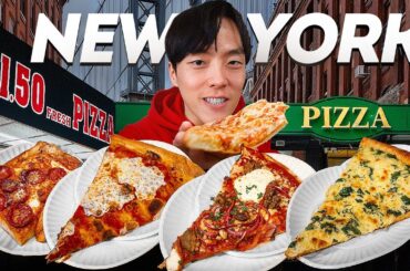 I Tried New York's BEST Pizza Restaurants! They're INCREDIBLE!