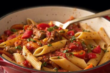 So lecker! Mein Freund aus Italien hat mir dieses Rezept gezeigt! Das beste Abendessen!