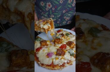 Paneer pizza #asmr #shorts #recipes #pizza #viralvideo