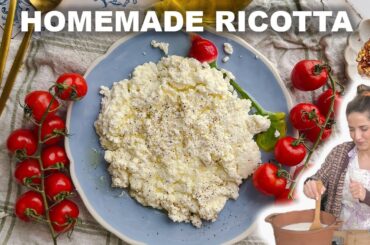 Homemade Ricotta is So Easy To Make!