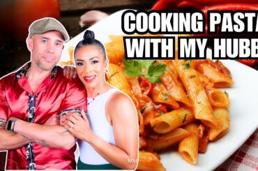 You Won't Believe Andy's SECRET Italian Pasta Recipe | Cooking Pasta with My Hubby | Liz Vlog