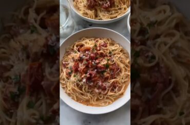 Creamy Sun-dried Tomato Capellini | abkitchen11