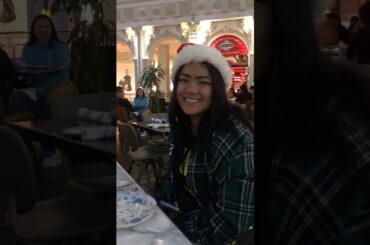 Eating Italian food. Just a random video on my cellphone. This was at the Venetian in Las Vegas.