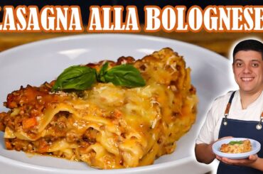 Authentic Italian Lasagne alla Bolognese Recipe Made by Chef